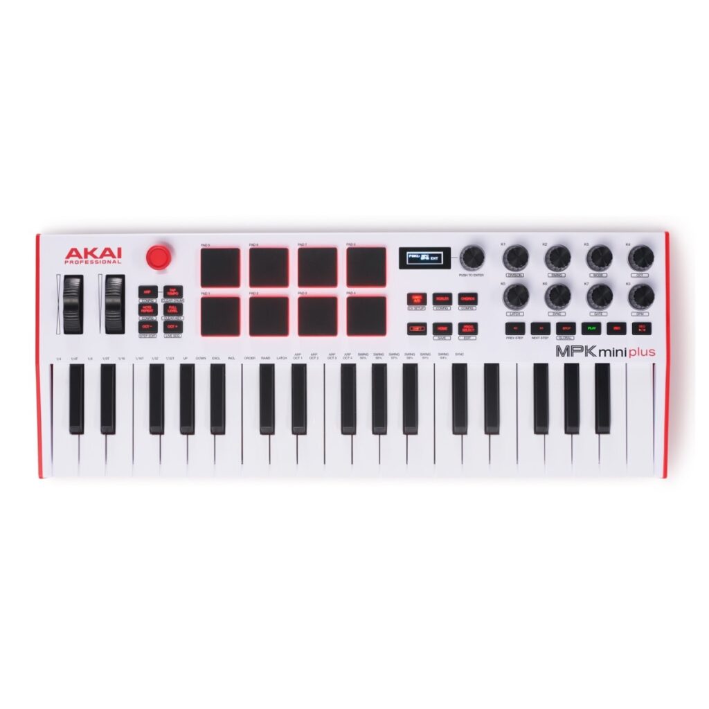 Akai Professional MPK Mini Plus White 37-Key MIDI Keyboard