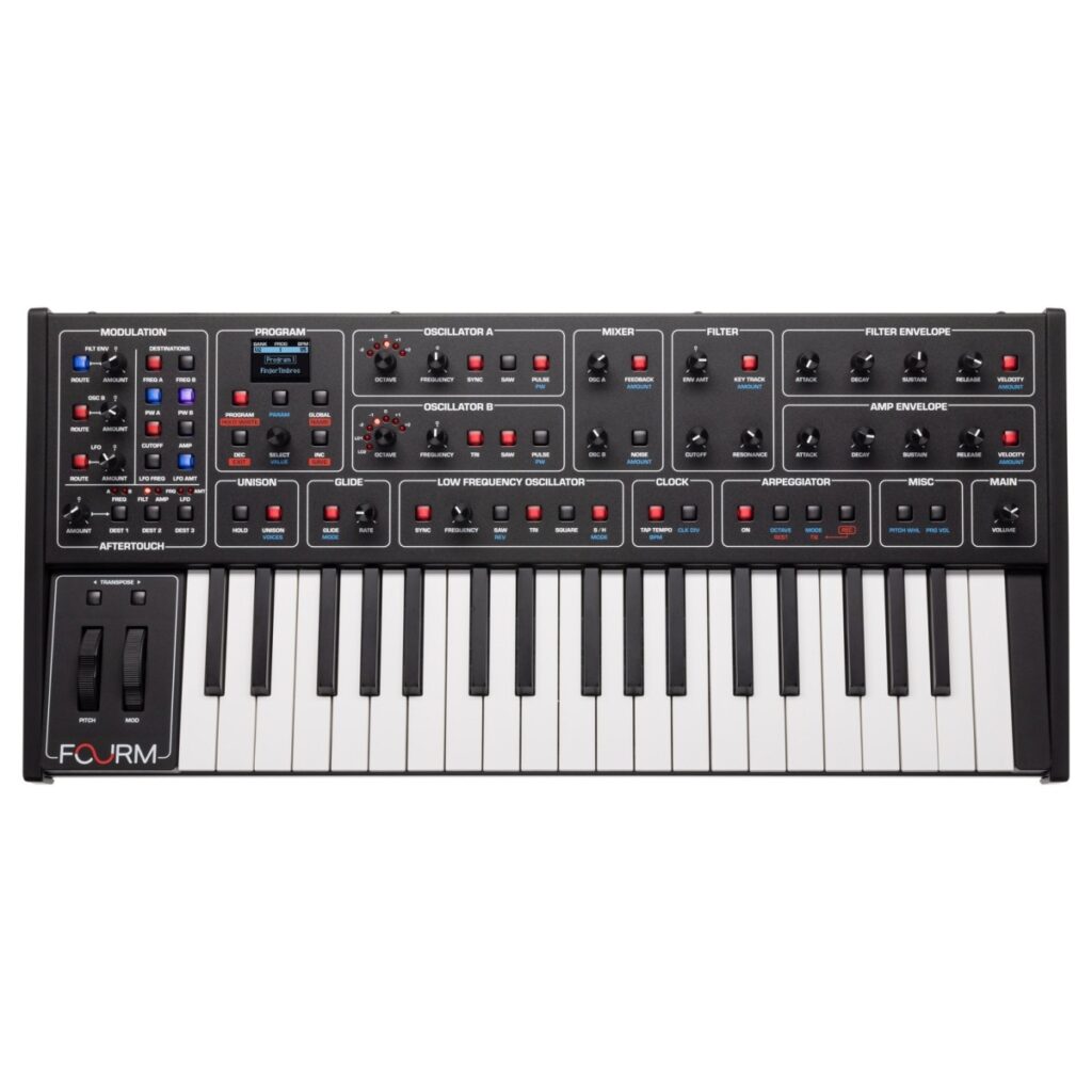 Sequential Fourm 4-Voice Analog Synthesizer