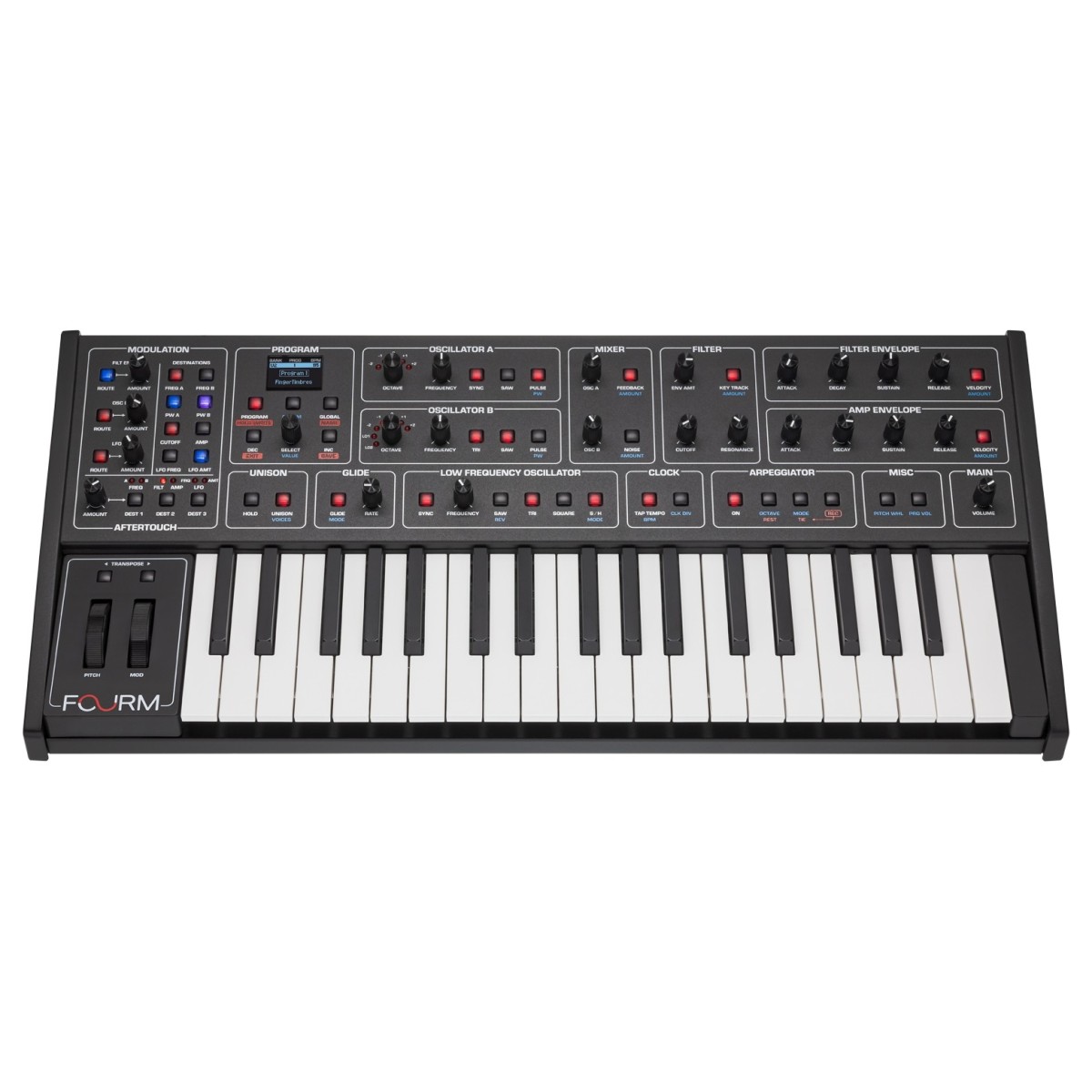 Sequential Fourm 4-Voice Analog Synthesizer