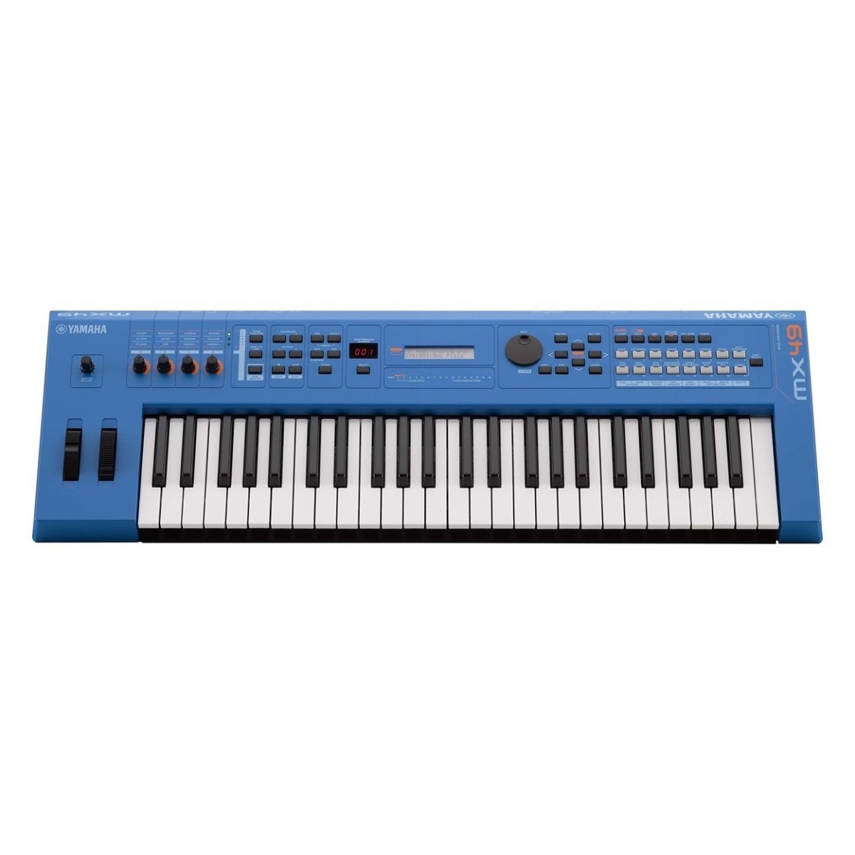 Yamaha MX49 II Music Production Synthesizer Package Blue