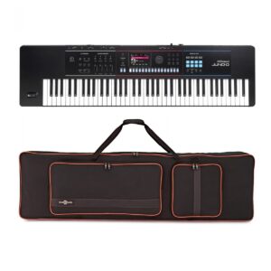 Roland Juno D-7 76 Key Portable Synthesizer with Bag - Image 1