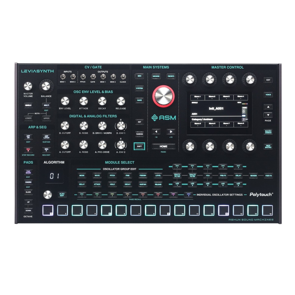 ASM Leviasynth Hybrid Desktop Synthesizer Module