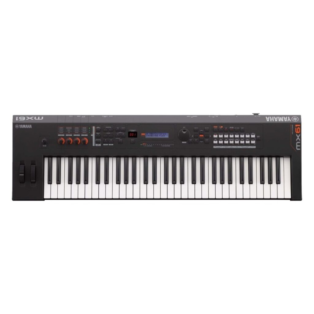 Yamaha MX61 II Music Production Synthesizer Package Black