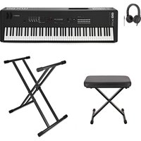 Yamaha MX88 Music Production Synthesizer Package Black