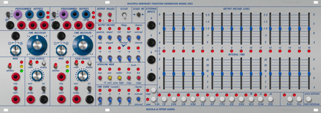 TipTop Audio 248t 72HP Multiple Arbitrary Function Generator
