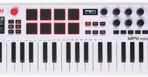 Akai MPK Mini Plus Controller Keyboard In WHITE