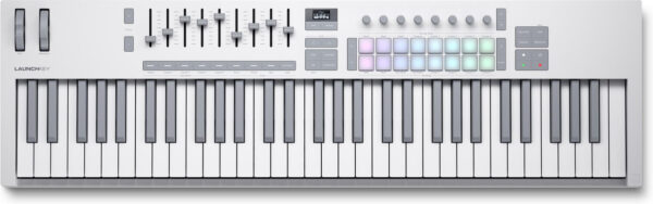 Novation Launchkey 61 Key DAW MIDI Controller Keyboard MK4 In White