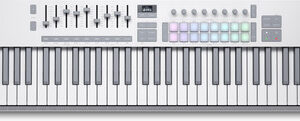 Novation Launchkey 61 Key DAW MIDI Controller Keyboard MK4 In White