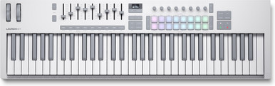 Novation Launchkey 61 Key DAW MIDI Controller Keyboard MK4 In White