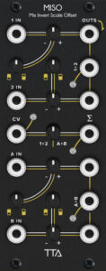 TipTop Audio - MISO Mix Scale Invert Offset - Black