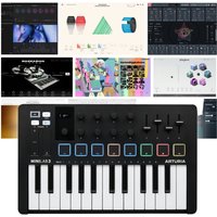 Arturia MiniLab 3 Black With Komplete 15 Standard Upgrade for Komplete Select (Boxed)