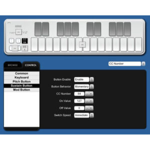 Korg nanoKEY2 USB MIDI Controller Black