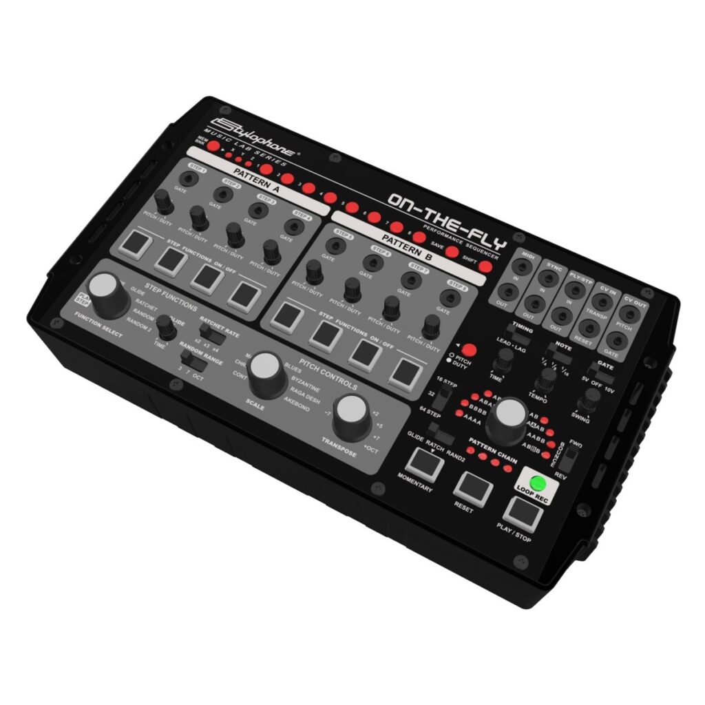 Stylophone On-The-Fly Performance Sequencer