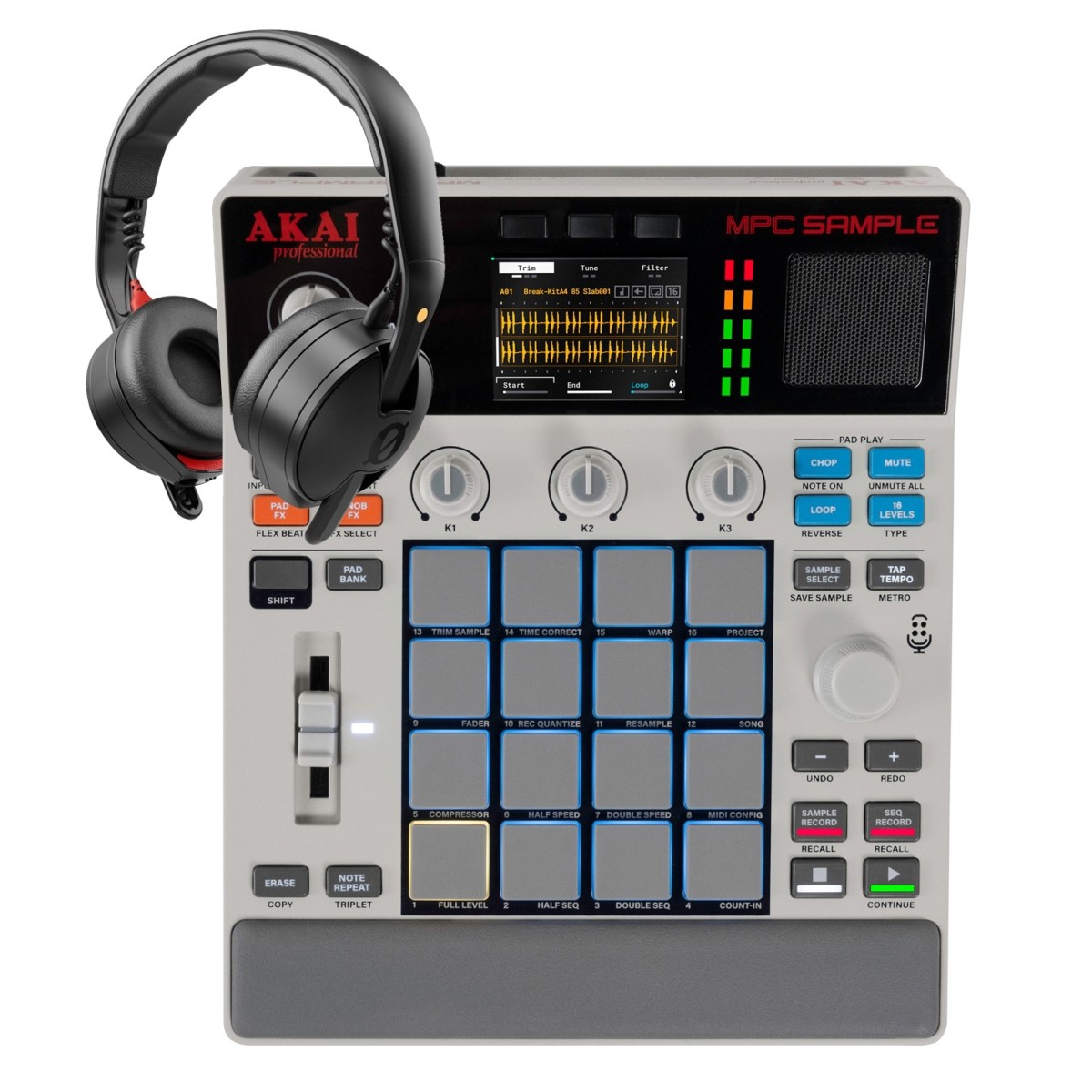 Akai Professional MPC Sample and Rode NTH-50 Headphones - Image 1