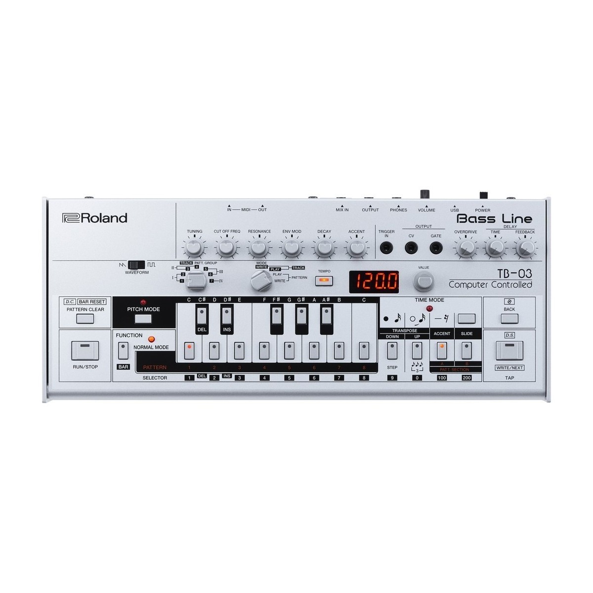 Roland TB-03 Module with K-25m Keyboard