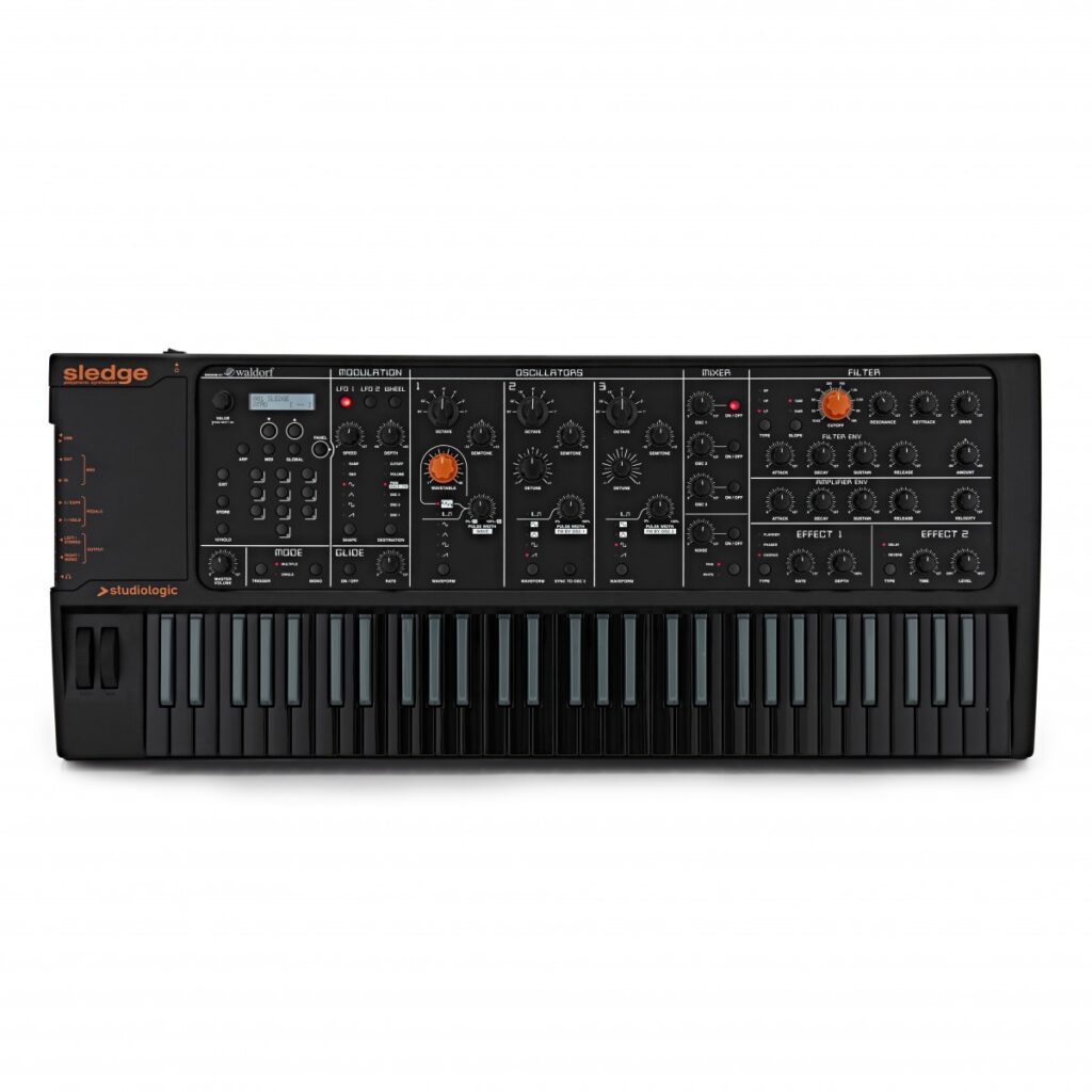 Studiologic Sledge 2.0 61 Key Synthesizer Black