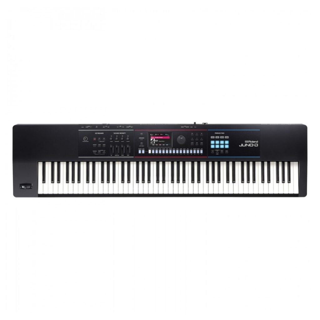 Roland Juno D-8 88 Key Portable Synthesizer Bundle
