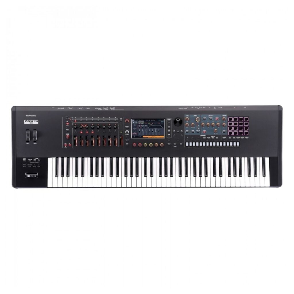 Roland Fantom-7 EX 76-Key Synthesizer Keyboard Bundle