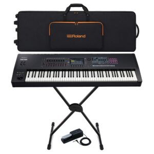 Roland Fantom-8 EX 88-Key Synthesizer Keyboard Bundle