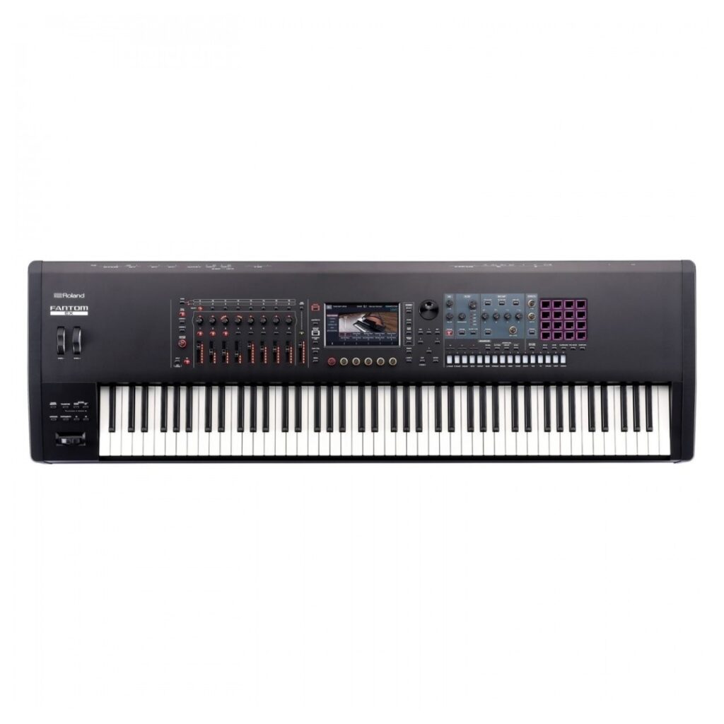 Roland Fantom-6 EX 61-Key Synthesizer Keyboard Bundle