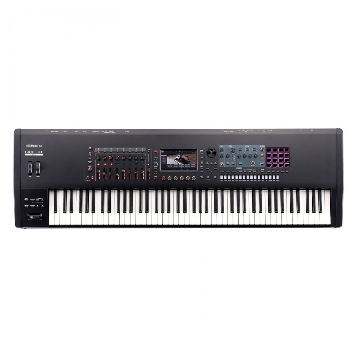 Roland Fantom-6 EX 61-Key Synthesizer Keyboard Bundle