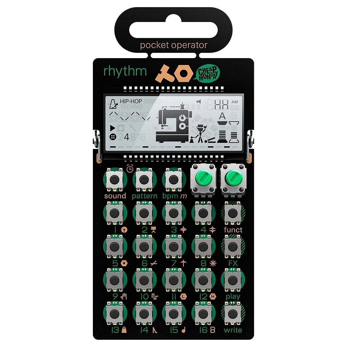 Teenage Engineering PO-12 Rhythm Pocket Rhythm Synthesizer - Image 1