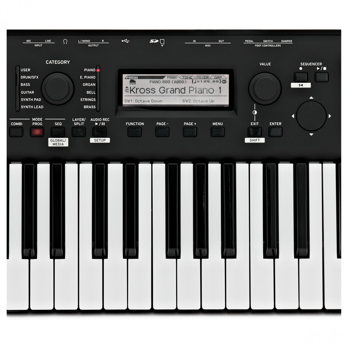 Korg Kross 2 61 Key Synthesizer Workstation Matt Black - Image 2