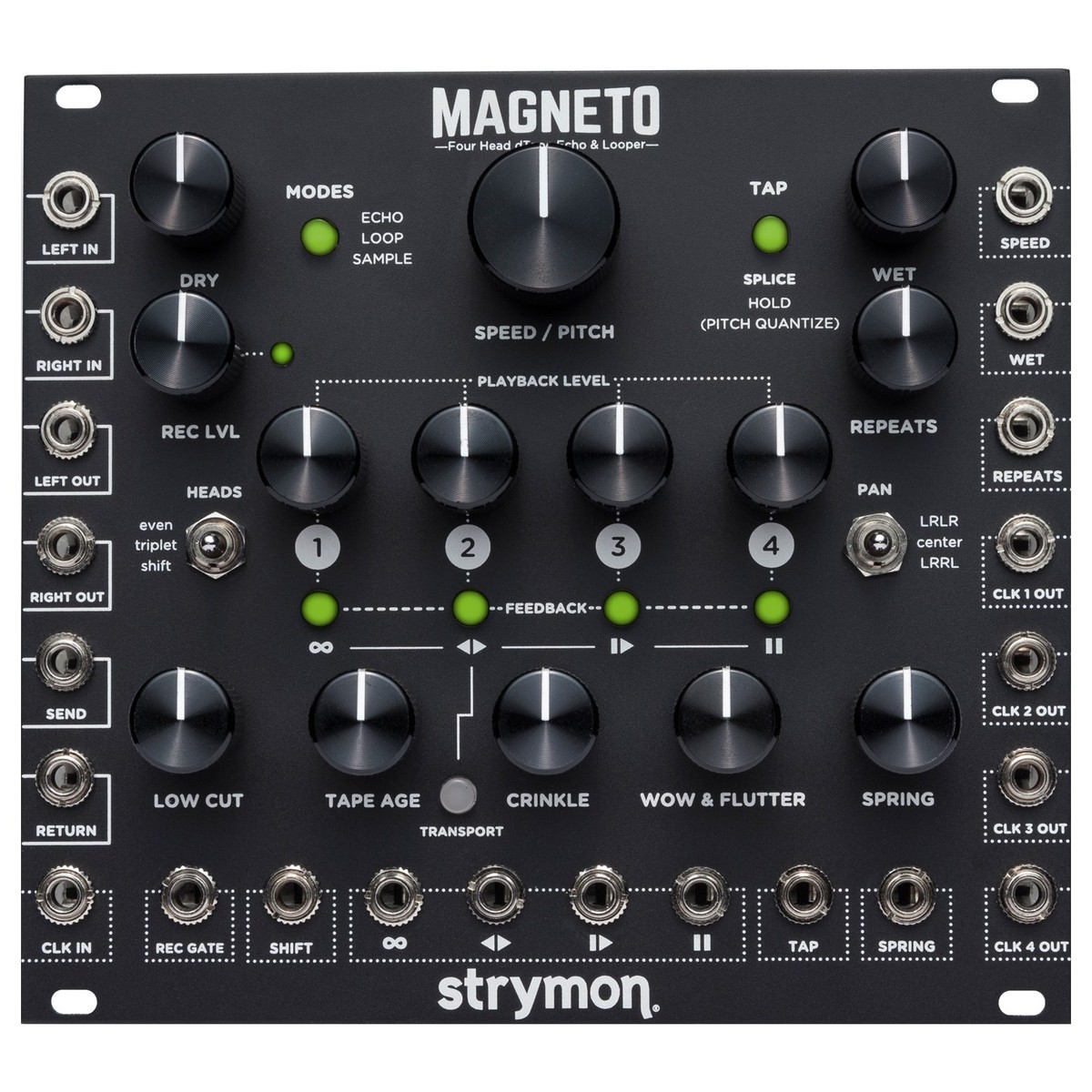 Strymon Magneto Four Head dTape Echo & Looper (28HP) - Image 1