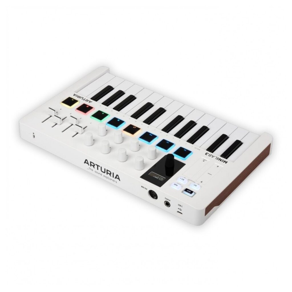 Arturia MiniLab 3 White With Komplete 15 Ultimate Upgrade for Komplete Select (Boxed)