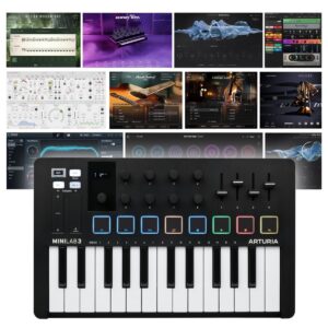 Arturia MiniLab 3 Black With Komplete 15 Ultimate Upgrade for Komplete Select (Boxed)