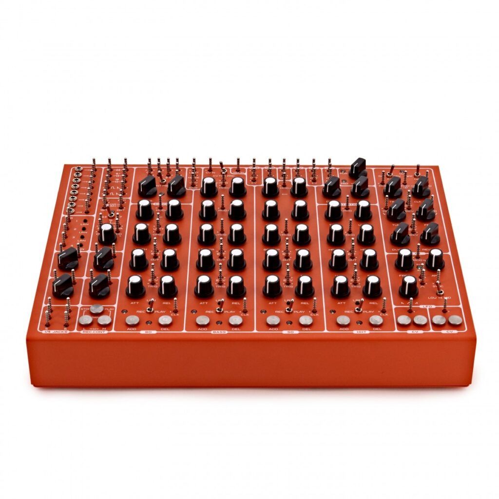 SOMA Laboratory PULSAR-23 Organismic Drum Machine Orange (Turret)