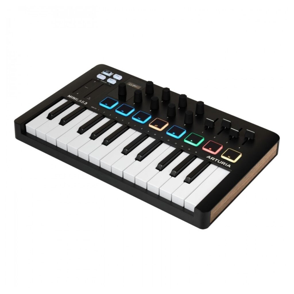 Arturia MiniLab 3 Black With Komplete 15 Standard Upgrade for Komplete Select (Boxed)