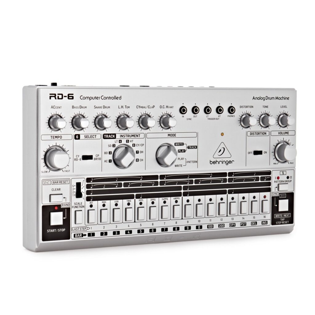 Behringer RD-6 Drum Machine Silver