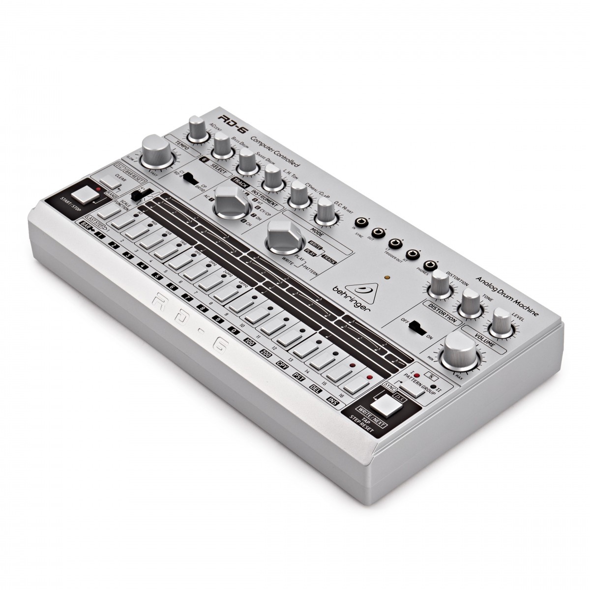 Behringer RD-6 Drum Machine Silver - Image 3