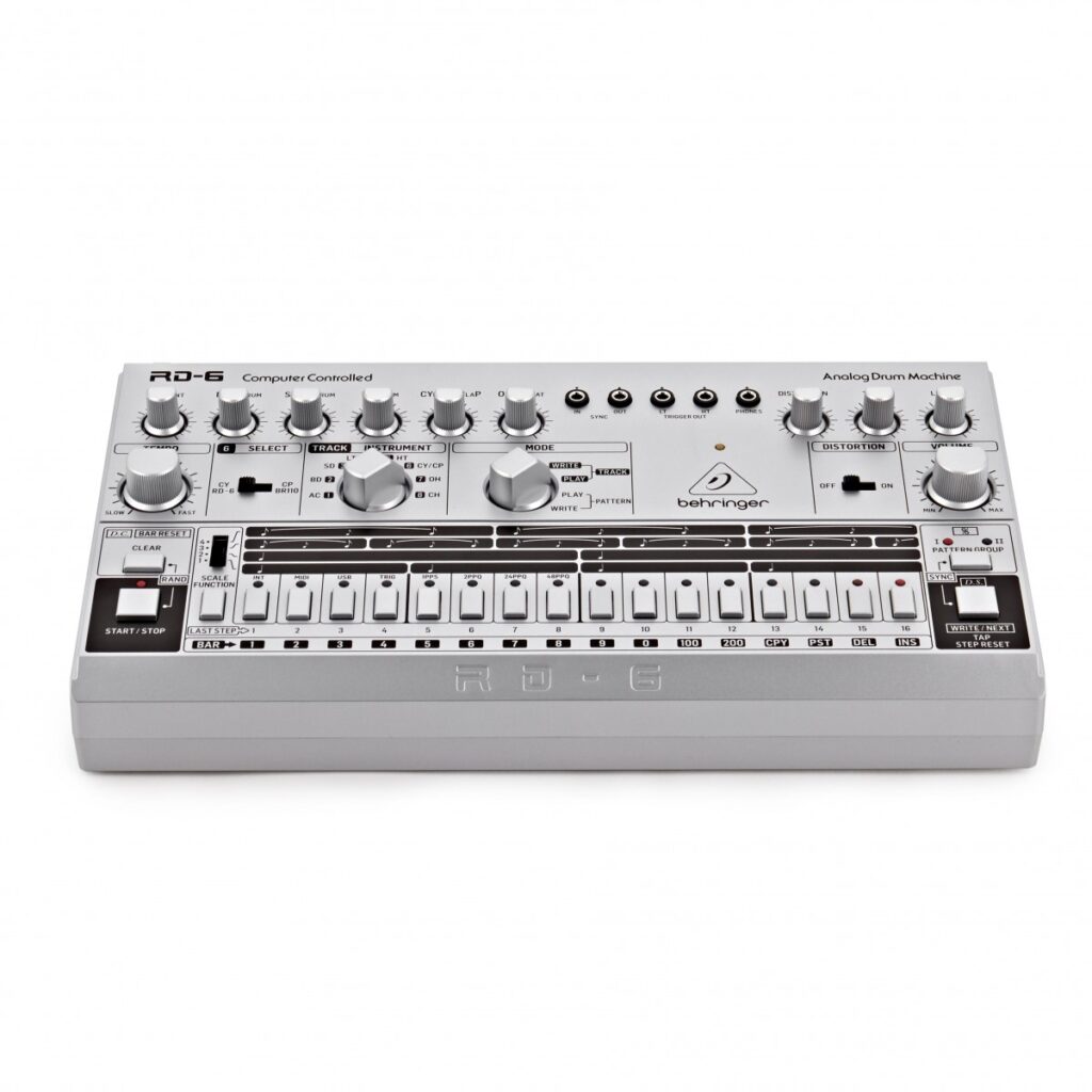 Behringer RD-6 Drum Machine Silver