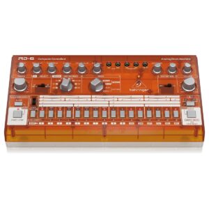Behringer RD-6 Drum Machine Transparent Orange - Image 4