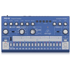 Behringer RD-6 Drum Machine Blue - Image 1