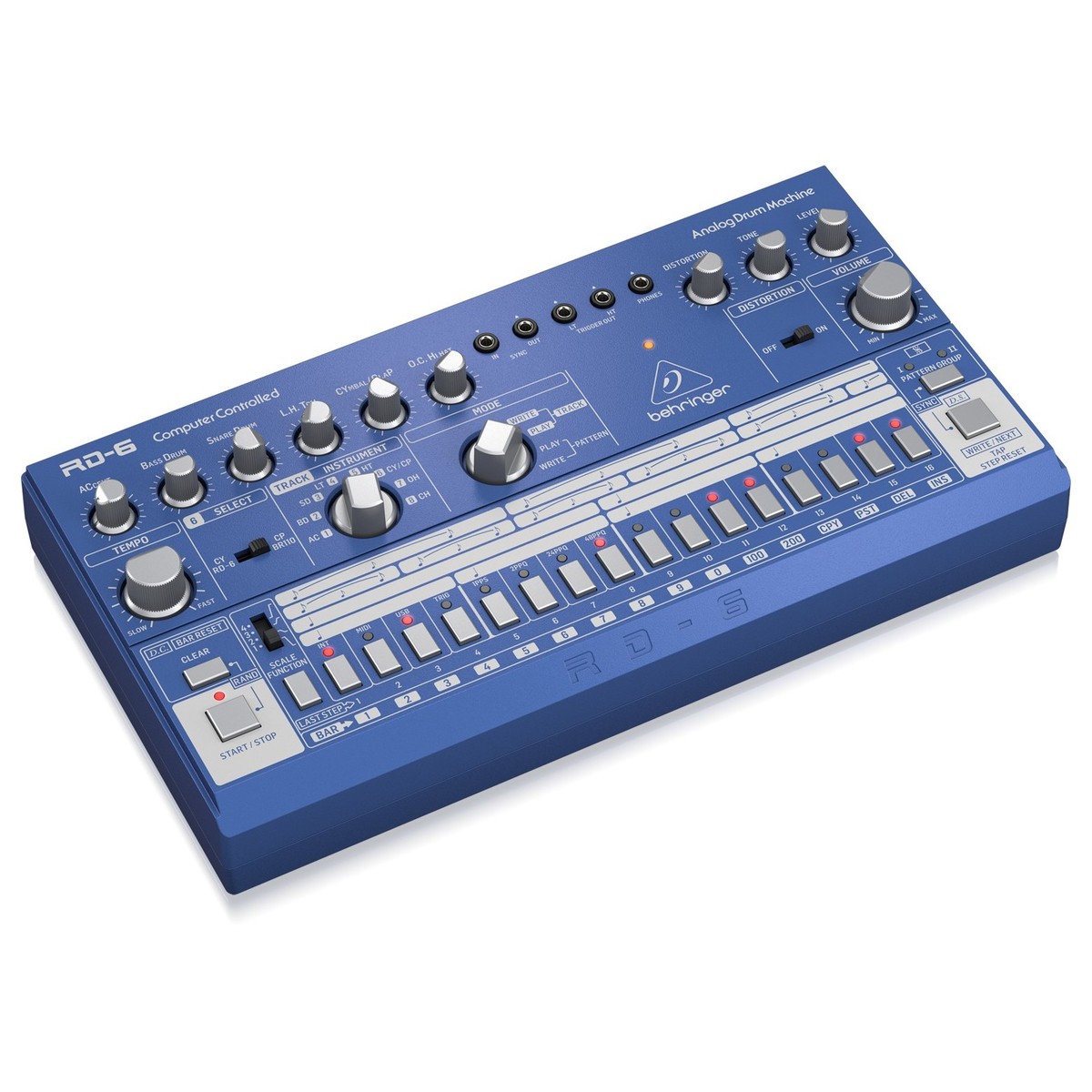Behringer RD-6 Drum Machine Blue - Image 2