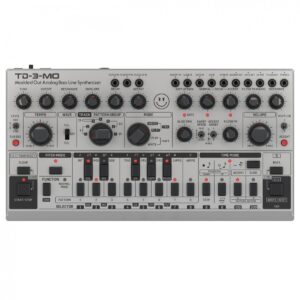 Behringer TD-3-MO Modded Out Analogue Bass Line Synthesizer Silver - Image 1