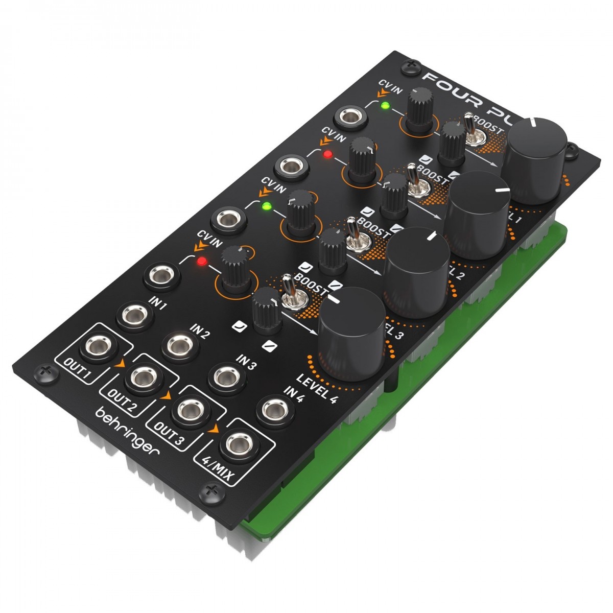 Behringer FOUR PLAY Quad Voltage Controlled Amplifiers & Mixer Module - Image 3