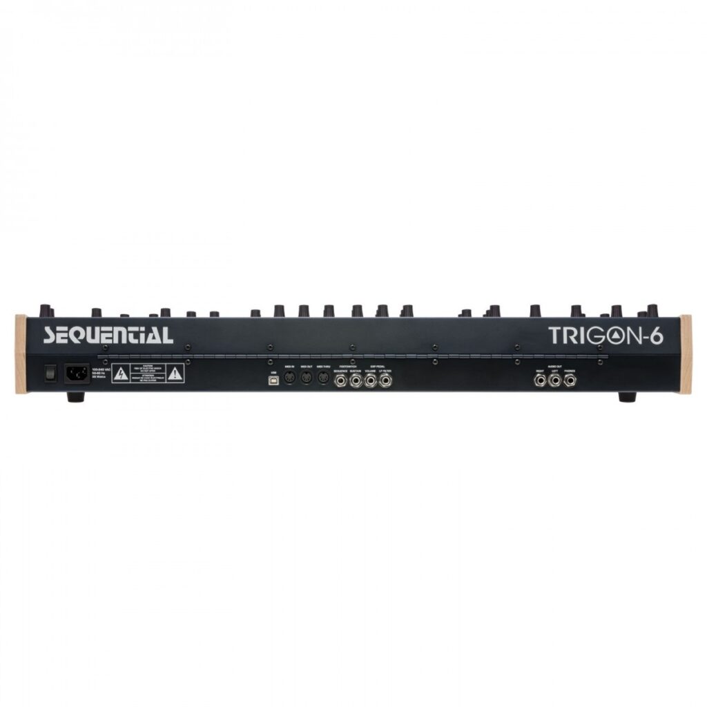 Sequential Trigon-6 Six-Voice Analog Polyphonic Synthesizer