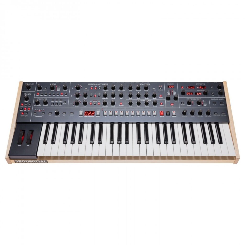 Sequential Trigon-6 Six-Voice Analog Polyphonic Synthesizer