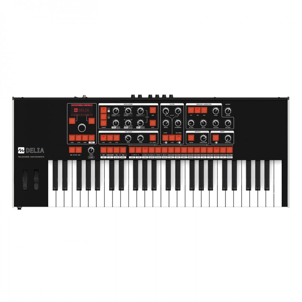 Melbourne Instruments Delia Motorized Morphing Polyphonic Synthesizer