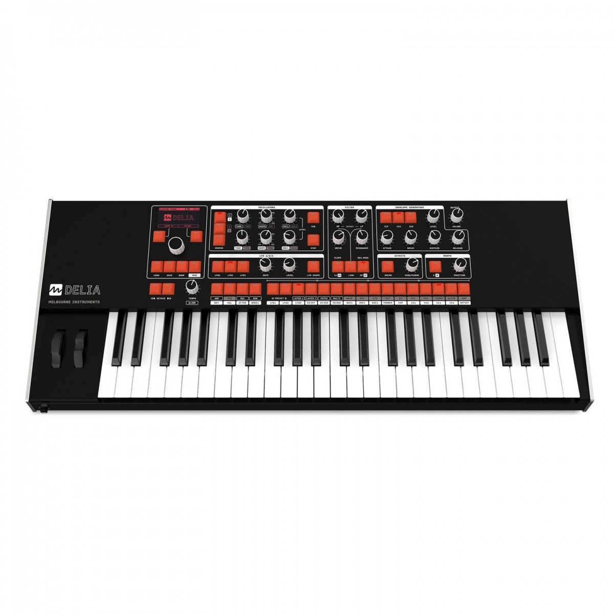Melbourne Instruments Delia Motorized Morphing Polyphonic Synthesizer - Image 4