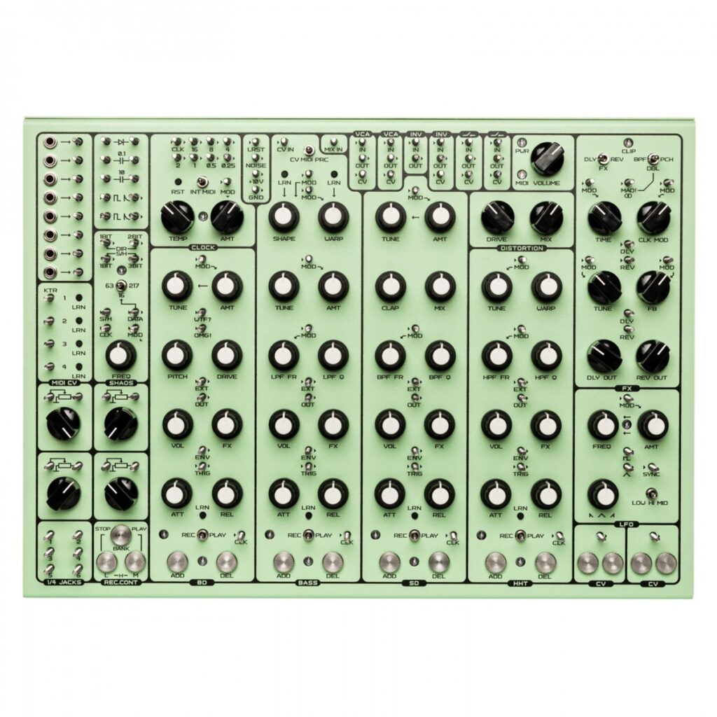 SOMA Laboratory PULSAR-23 Organismic Drum Machine Green (Screw)