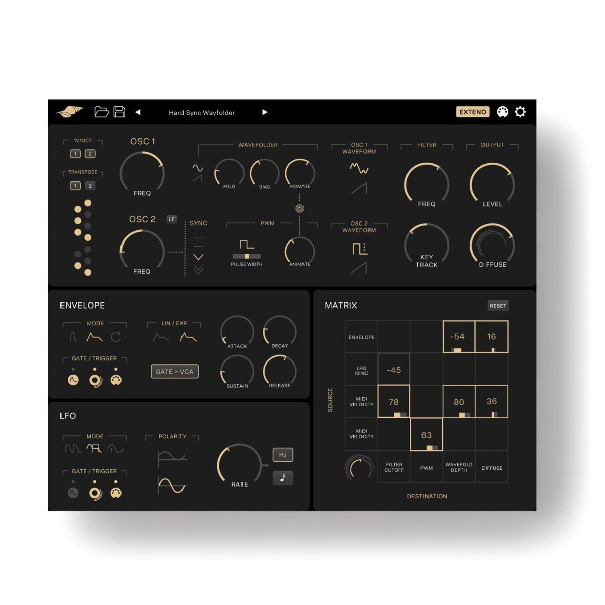 Instruo Seashell Hybrid Desktop Synthesizer - Image 3