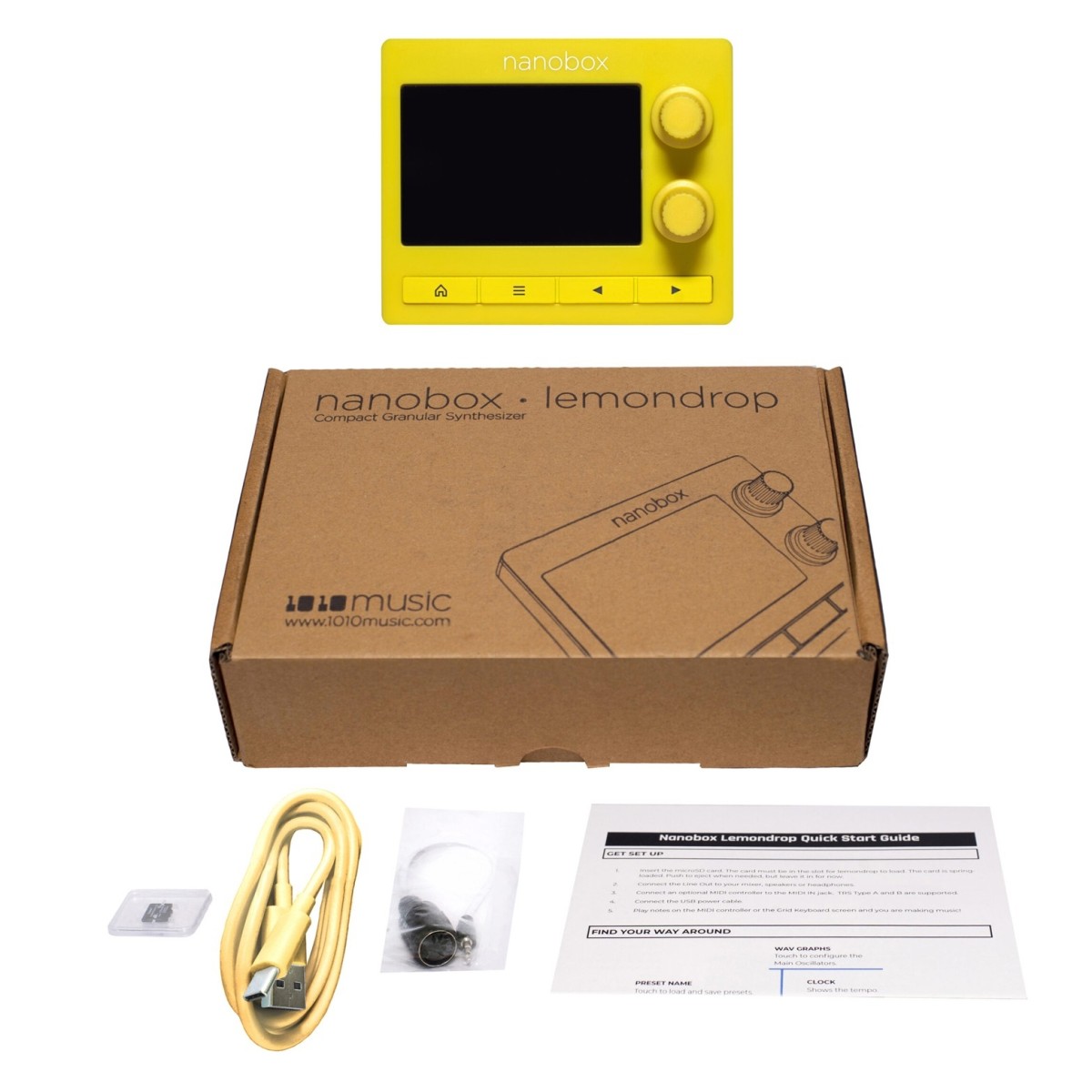 1010music nanobox Lemondrop Polyphonic Granular Mini Synth - Image 4