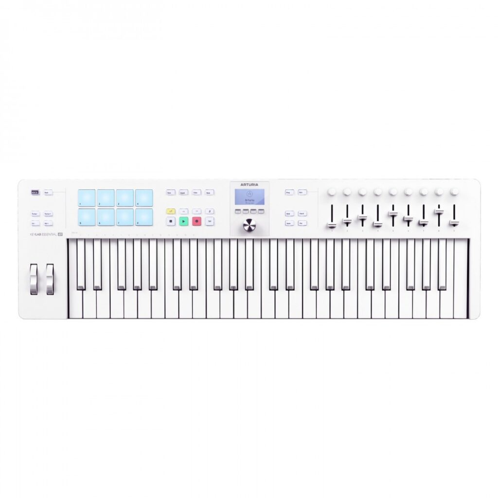 Arturia Keylab Essential MK3 49 Key Alpine White