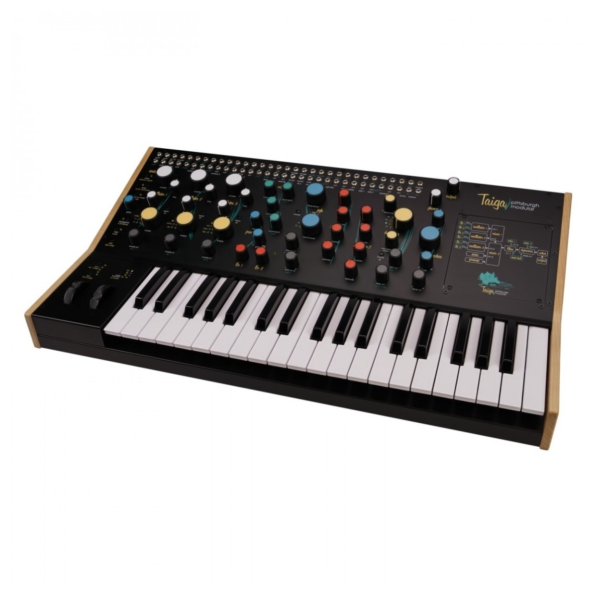 Pittsburgh Modular Taiga Keyboard with the Cre8audio Boom Chick Drum Machine - Image 2