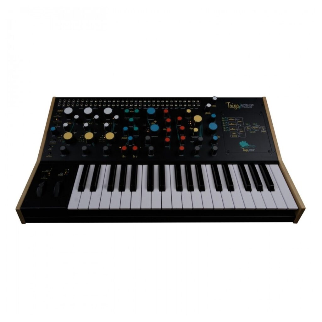 Pittsburgh Modular Taiga Keyboard with the Cre8audio Boom Chick Drum Machine